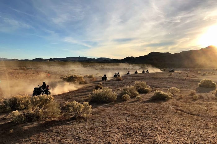 Las Vegas: ATV-tur i Mojave-ørkenen med henting