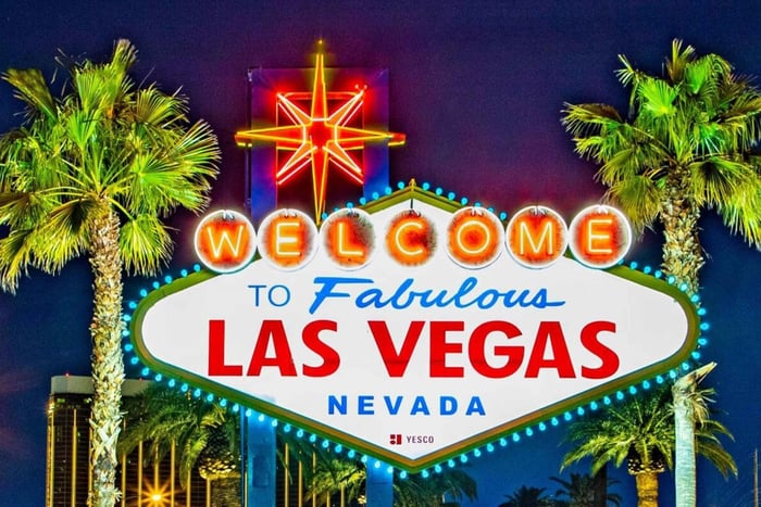 Las Vegas-aftentur, Fremont St.-oplevelse og velkomstskilt