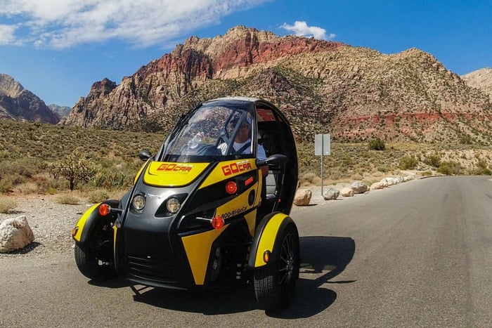 Las Vegas: Bilet do Red Rock Canyon i wycieczka audio w GoCar