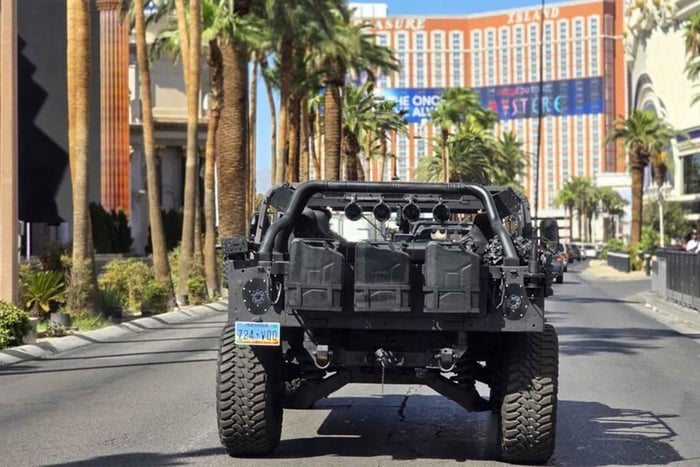 Las Vegas Strip Sightseeing i en militär Hummer