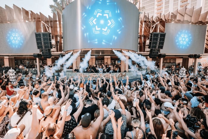 Las Vegas VIP Pool Crawl with Party Bus & Open Bar
