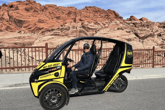 Hauska ja luonnonkaunis omatoiminen retki Red Rock Canyonissa