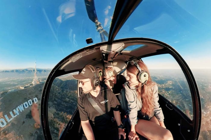 Beverly Hills og Hollywood: Helikoptertur