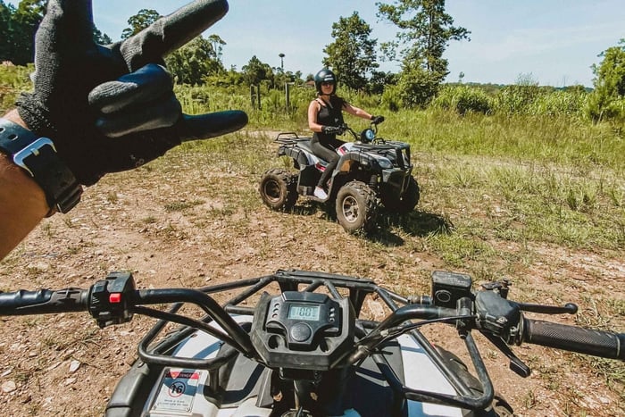 Riga: 2-uur durende quad-tour met transfer