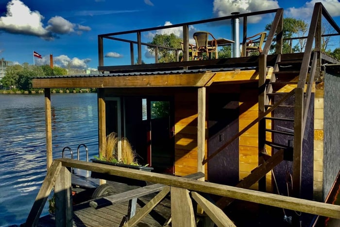 Riga: Drijvende saunabeleving op de Daugava