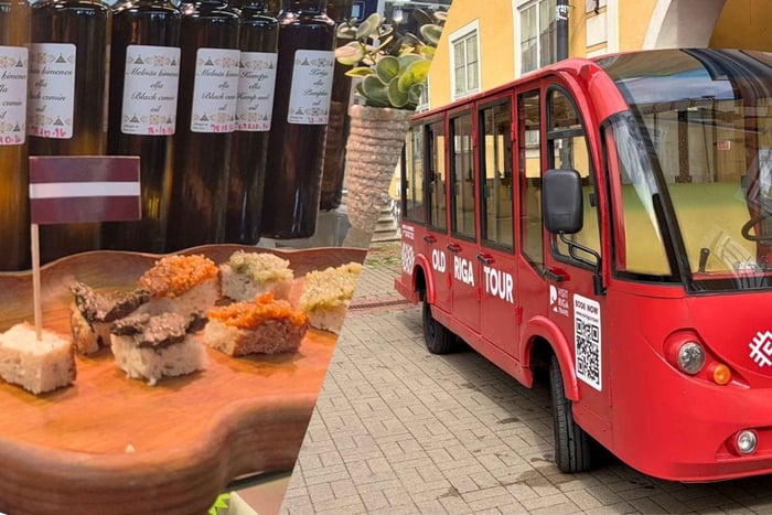 Riga: e-bustour door de oude stad en proeverij op de Centrale Markt