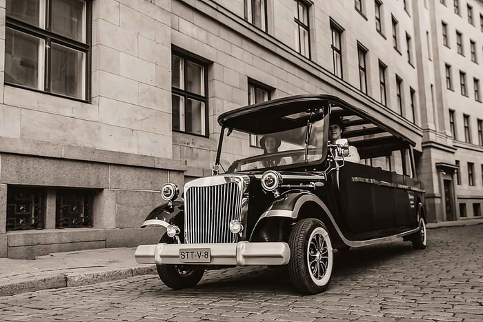 Riga : visite de la vieille ville en véhicule électrique et dégustation de balsam