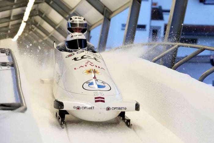 Riga : bobsleigh et luge à Sigulda avec transferts hôtel