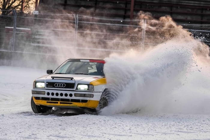 Riga Winter drifting