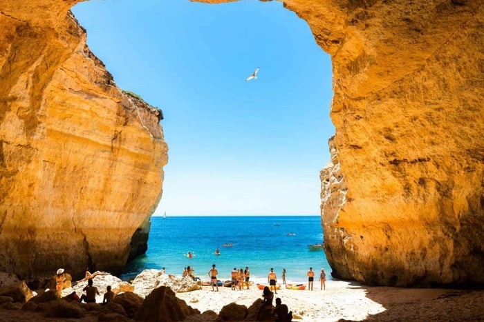 Day Trip to Algarve Benagil Caves, Cliffs &Boat Tour
