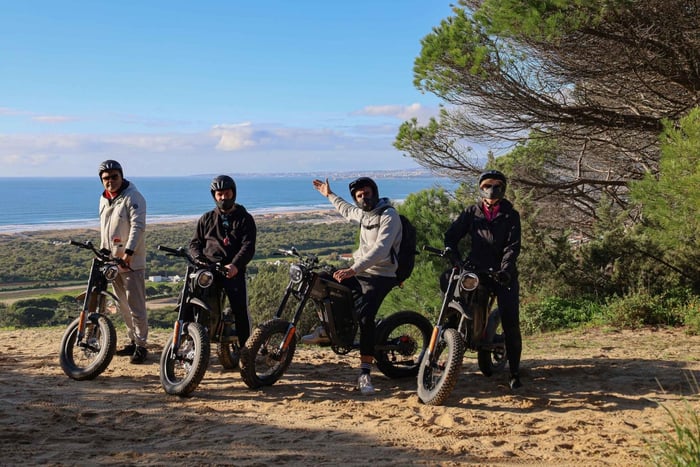 Electric Dirt Bicycle Tour with Ocean Views