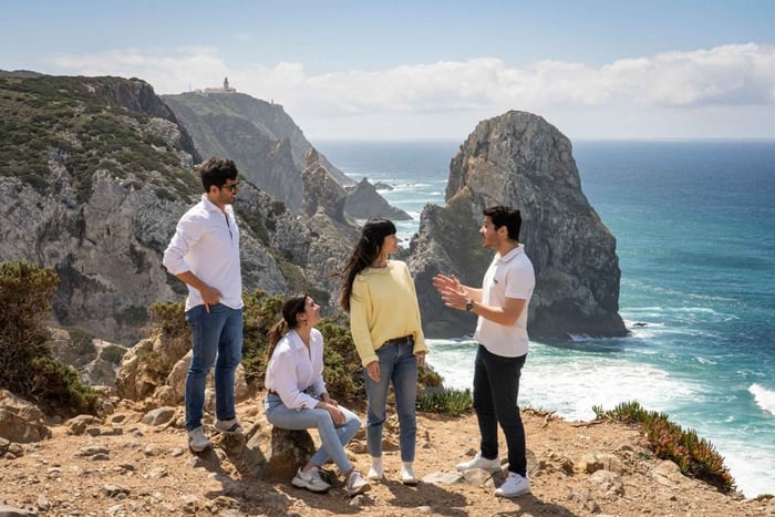 Von Lissabon aus: Sintra, Pena Palace & Cabo da Roca Wandertour