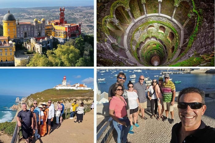 Från Lissabon: Sintra, Pena, Regaleira, Roca och Cascais Tour