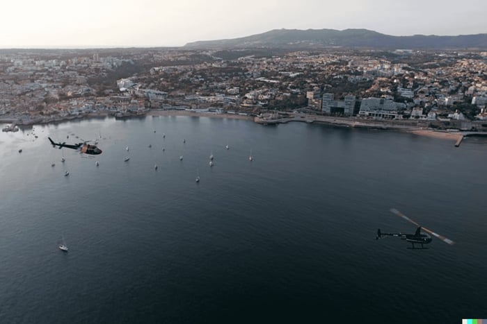 Lisbonne : tour en hélicoptère au-dessus d'Estoril et de Cascais