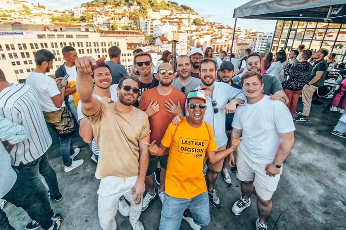 Lisboa takterrassebarrunder – privat gruppeopplevelse