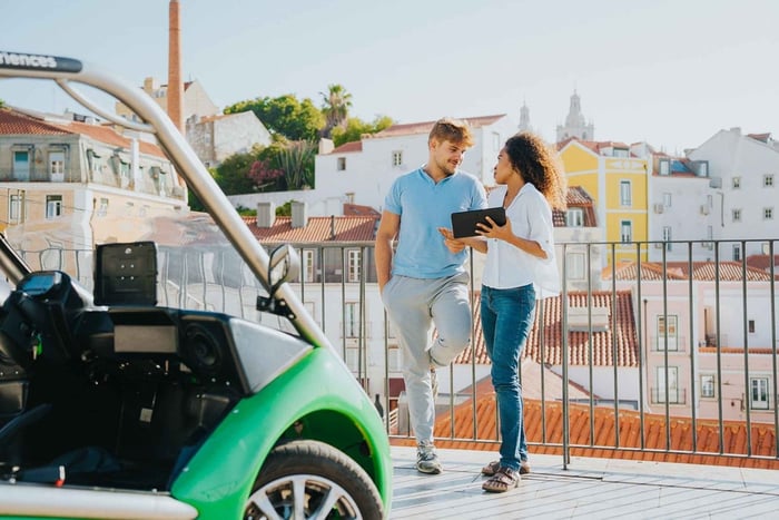 Lisbon Self-Drive Sightseeing Tour in an Electric Car