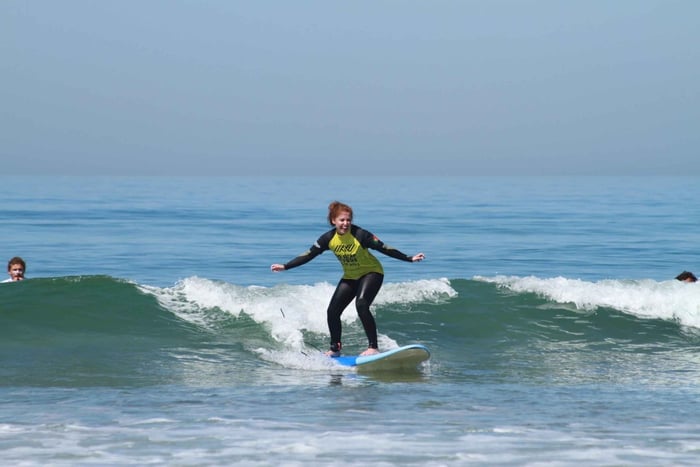 Lissabon - surfing The Surf Instructor - surflektioner med transfer