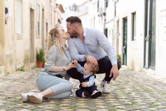 Sesión de fotos romántica para parejas en Lisboa