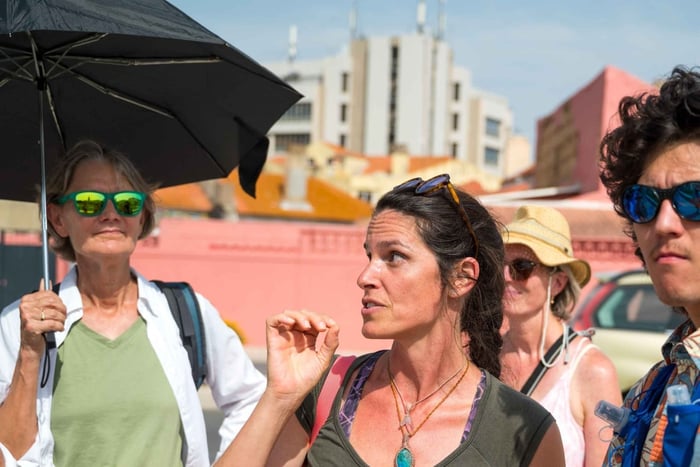Lisboa: São Jorge-slottet og Alfama-tur med offisiell guide