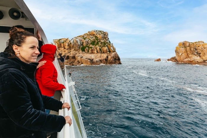 Vanuit Coles Bay: Wineglass Bay Cruise met Lunch