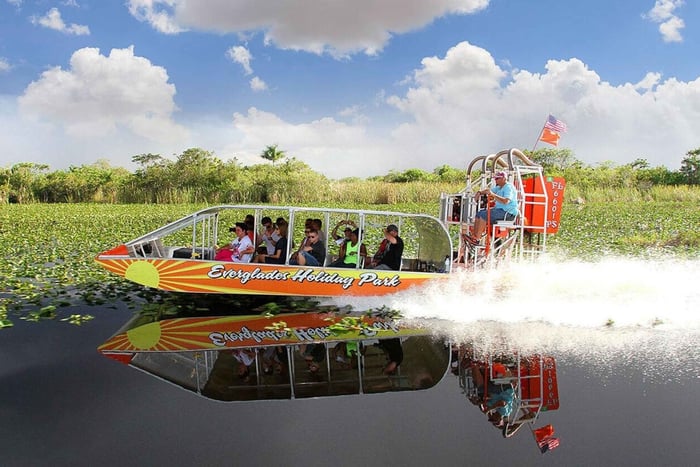 Vanuit Miami: moerasboot, wildlifeshow en bustransfer in de Everglades