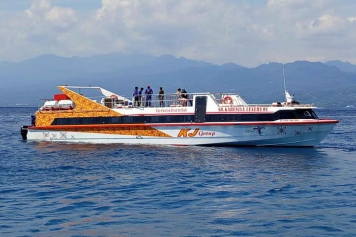 Gili Trawangan : transfert en bateau rapide de Bali à Padang Bai