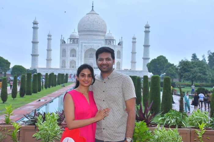 Dagsomvisning fra Hyderabad til Taj Mahal med returfly