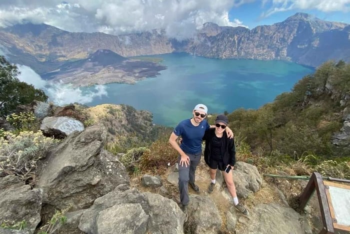Monte Rinjani: acampamento de 2 dias e 1 noite na borda da cratera do Rinjani