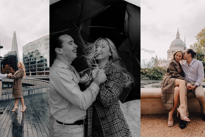 En professionell fotovandring i London
