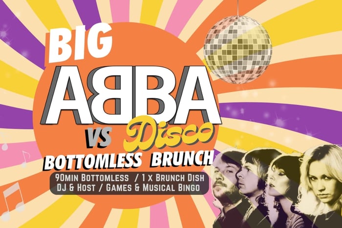 Londyn: brunch z nieograniczonymi drinkami – Abba kontra disco