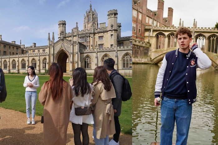 Cambridge Student wandel- en punttocht OF Kings College CHI/ENG
