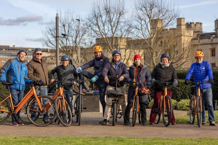 Tour mit E-Bike, Guide und Besuch des Borough Market