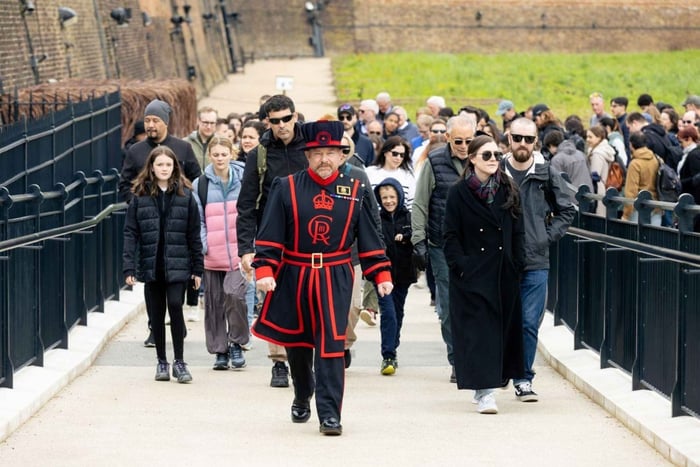 Eksklusivt Beefeater Meet & Greet i Tower of London
