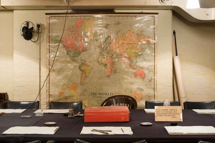 Londres: Churchill War Rooms Ingresso & Political London Audio