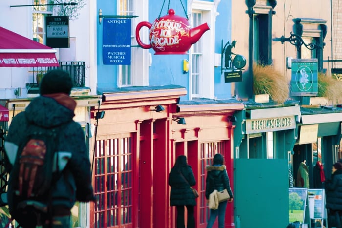 London: Self-Guided Notting Hill Walking Tour with an APP