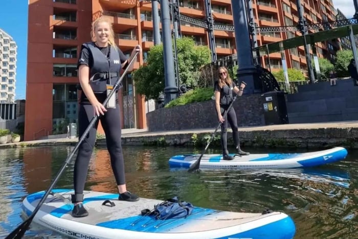 Paddleboarding-Tour auf dem Regent's Canal