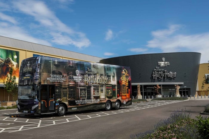 Warner Bros. Studio Harry Potter Tour & Branded Bus