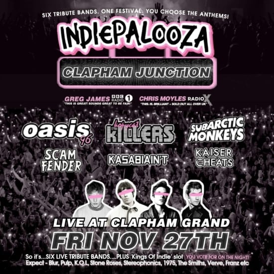 Indiepalooza Festival: Kopycat Killers v Scam Fender v Subarctic Monkeys v Oasis96