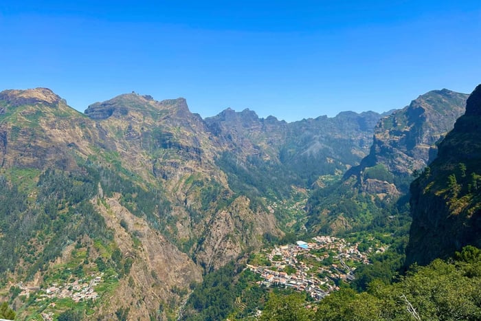 Funchal - Eira do Serrado, the observation deck of the Curral das Freiras mountains