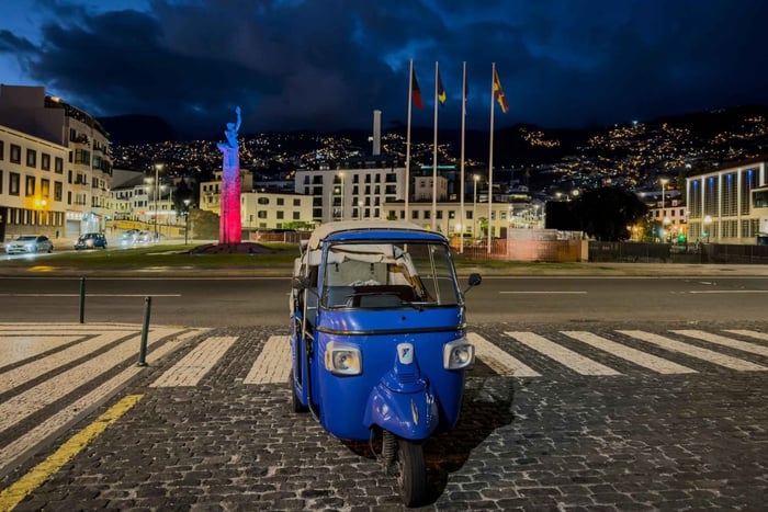 Funchal: Private 1-Hour Evening Tuk-Tuk Tour with City Views