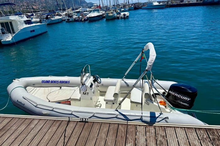Madeira :Private Bootsfahrt entlang der Küste mit Wasseraktivitäten