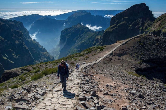 begeleide wandeltocht van Pico Ariero naar Pico Ruivo