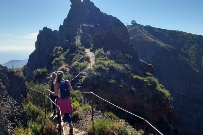Private Guided Pico Areeiro to Pico Ruivo Hike PR1