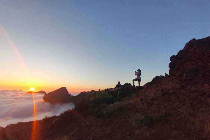 ruta de senderismo privada guiada por la montaña PR1 Vereda do Areeiro