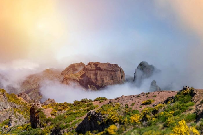 Sunrise at Pico do Areeiro and PR1: Guided hiking tour
