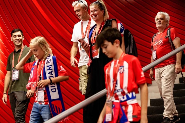Atlético de Madrid: Guidet omvisning på stadion med museumsinngang