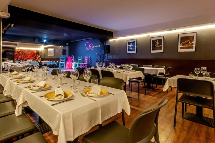diner en flamencoshow in Tablao Las Carboneras