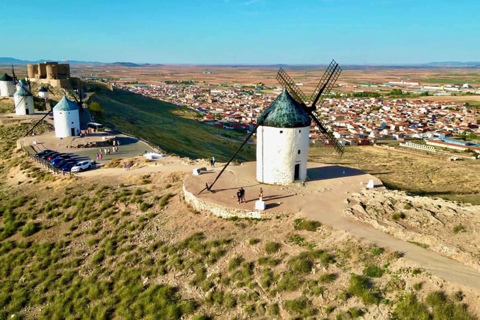 From Madrid - Check out Toledo and the Quijote de la Mancha mills