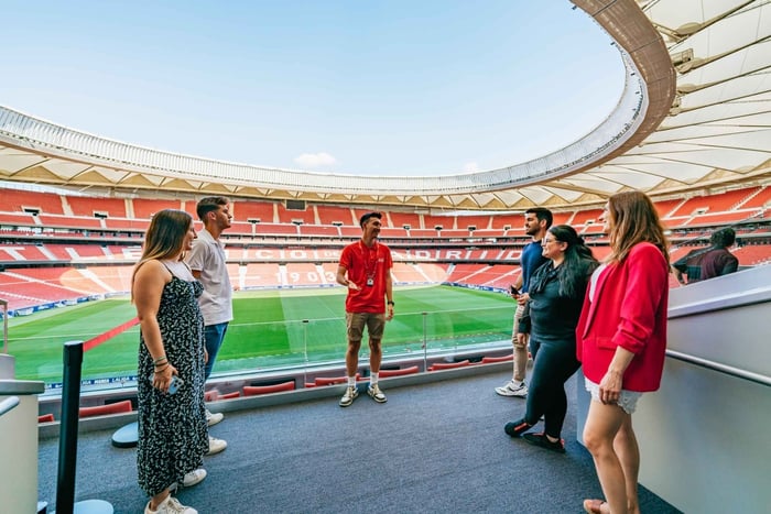 Madrid: ingresso allo stadio dell'Atlético de Madrid