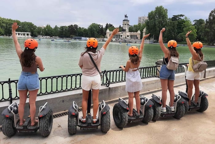 Madryt: Prywatna wycieczka na segwayu Retiro Park na 1, 1,5 lub 2 godz.